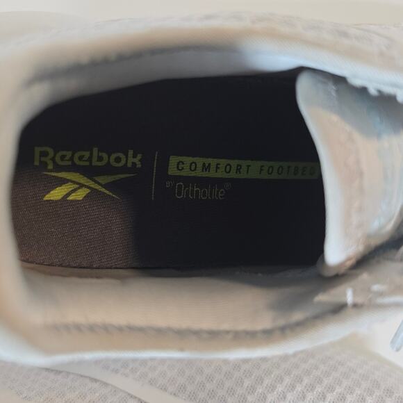 L Reebok Women's Flashfilm 3.0 Running Shoe Cold Grey/Glass Blue/White Size 6.5 - Picture 8 of 10